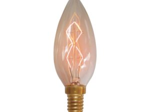 נורת פחם נר 40W E14 תאורת אווירה חמה