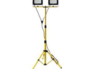 פנסי הצפה עם חצובה WORKER 50Wx2 אור קר