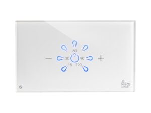 מתג טאץ' טיימר דוד חכם זכוכית לבנה 3 מודול ZIGBEE