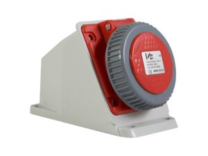 שקע זוויתי לקיר 32*3 32A 230V H6