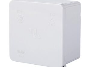 קופסת הסתעפות חלקה T-8 80X80X50 IP44