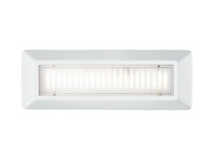 צמוד קיר לבן LOTUS-L 3W IP65 3CCT