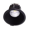 שקוע תקרה שחור ANNA 20W 90mm IP44 3CCT