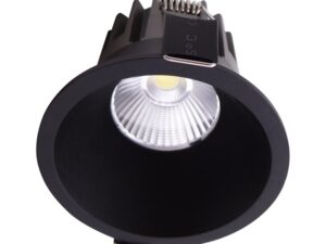 שקוע תקרה שחור ANNA 20W 90mm IP44 3CCT