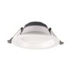 שקוע תקרה לבן OX 15/20W 6″ IP44 3CCT
