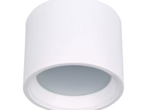 צמוד תקרה צילינדר לבן חלבי LIA 15W IP44 אור חם