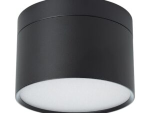 צמוד תקרה צילינדר שחור TOPAZ 15W 3CCT