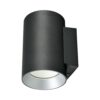 צמוד קיר שחור SYLVANIA UP&DOWN 18W IP65 אור ניטרלי